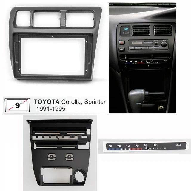 Consola Toyota Corolla 1991-1995 9" Pulgadas RHD