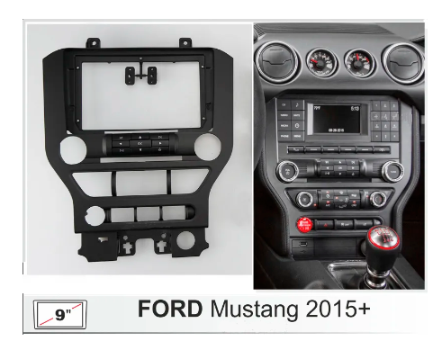 Consola Ford Mustang 2015-2019 9" Pulgadas