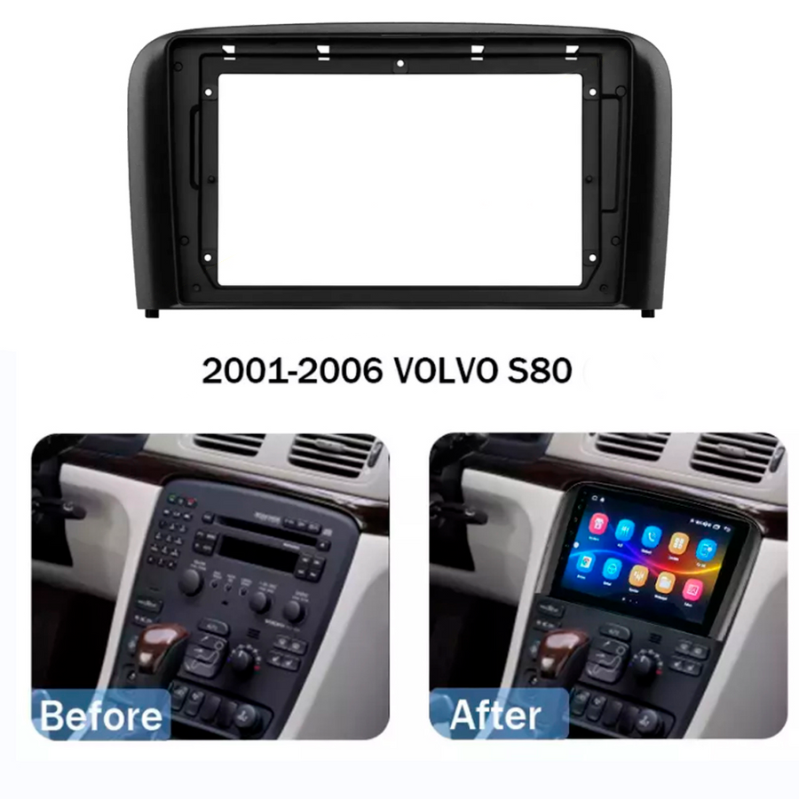 Consola android Volvo S80 2001-2006 9" Pulgadas