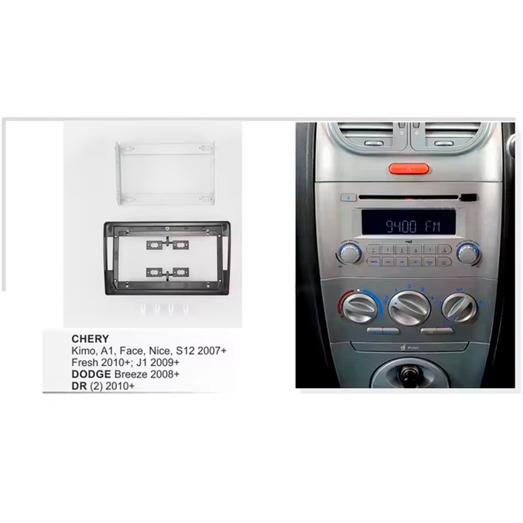 Consola Chery R11E 2010 9" Pulgadas