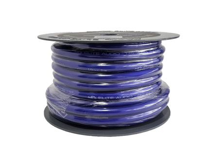 Rollo de cable Calibre #0 EliteAudio 100% Cobre OFC