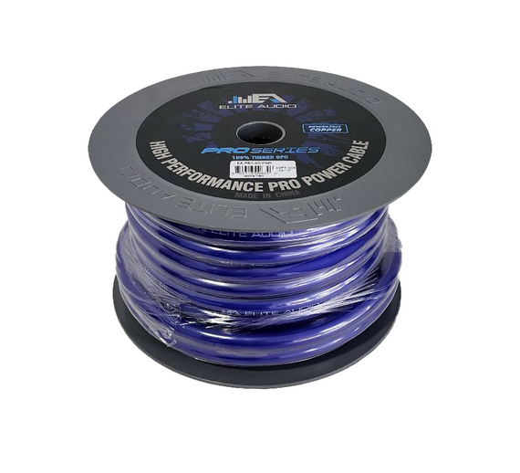 Rollo de cable Calibre #0 EliteAudio 100% Cobre OFC