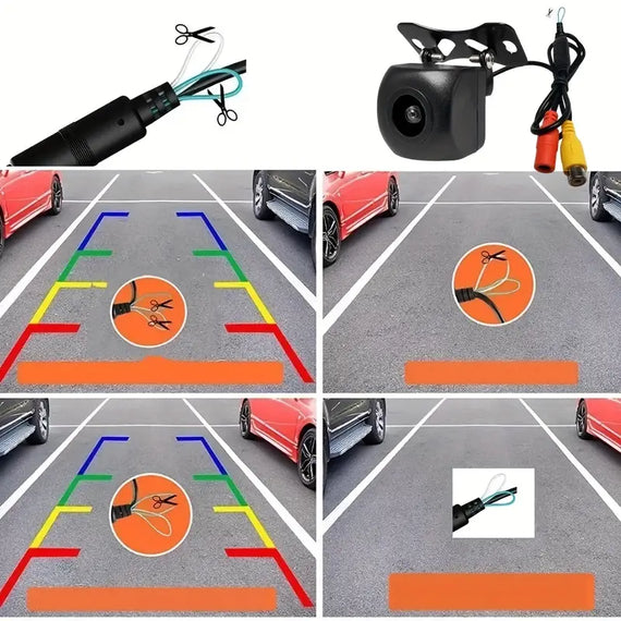 Camara de reversa para auto con acceso a visión frontal