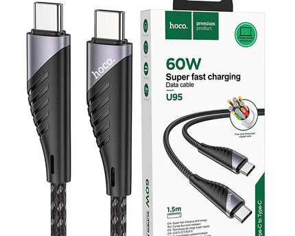 Cable para carga y sincronización HOCO U95 Tipo C- Tipo C