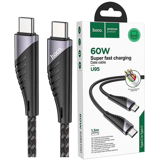 Cable para carga y sincronización HOCO U95 Tipo C- Tipo C