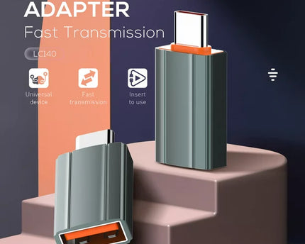 Adaptador LDNIO TIPO C (Macho) a USB (Hembra)