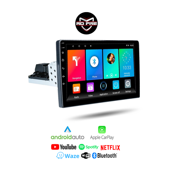 Pantalla Android + Apple CarPlay 1 Din 9 10 Black Hawk - Euro