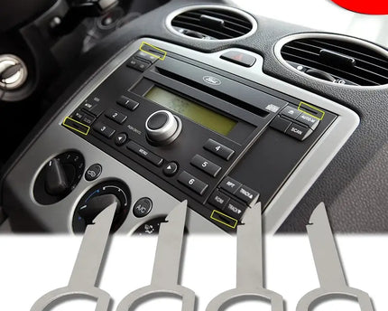 Herramienta de extracción de radio de Autos para VW, Audi, Ford, Mercedes y Skoda