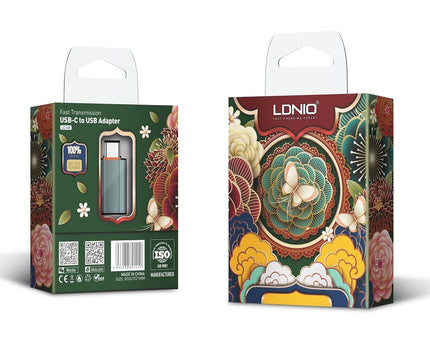 Adaptador LDNIO TIPO C (Macho) a USB (Hembra)