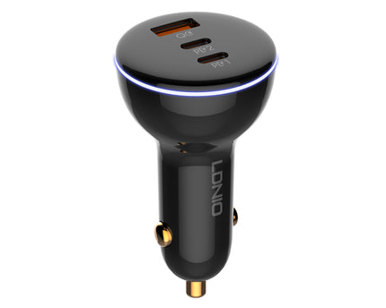 Cargador de coche súper rápido 160W (3 USB)