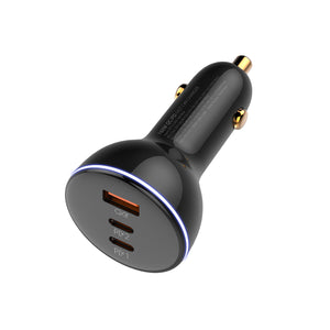 Cargador de coche súper rápido 160W (3 USB)