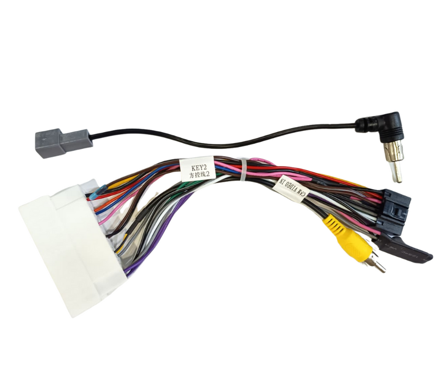 Arnes Conector Kia / Hyundai Blanco con salida para camara