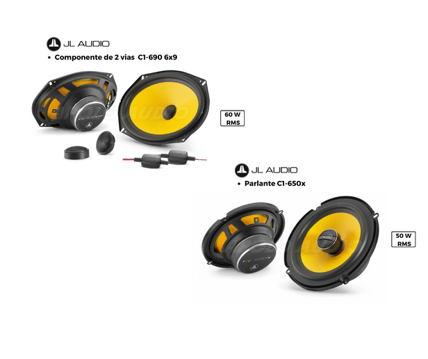 Combo TWO JL Audio serie C1