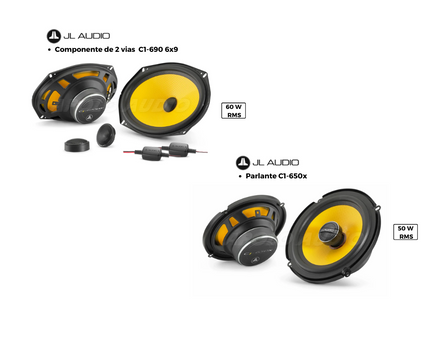 Combo TWO JL Audio serie C1