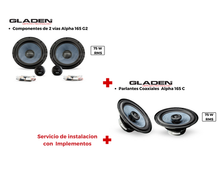 Combo Gladen Alpha