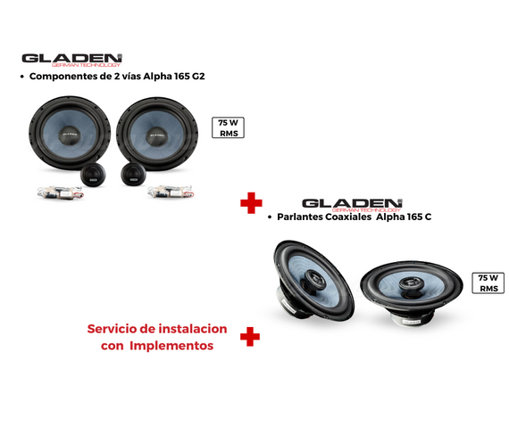 Combo Gladen Alpha