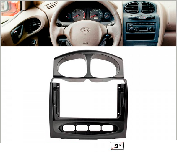 Consola Hyundai SantaFe 2000-2006 9" Pulgadas