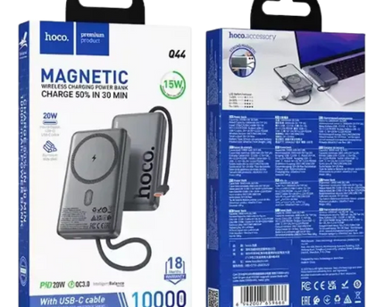 Batería externa HOCO Q44 con carga inalámbrica