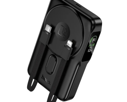 Cargador Inalámbrico HOCO Q48 con Cables Integrados y Carga Rápida