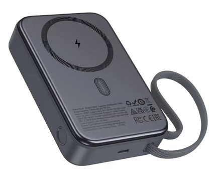 Batería externa HOCO Q44A con carga inalámbrica 20000 mAh.