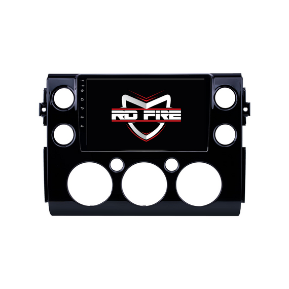 Consola Toyota FJ Cruiser 2007+ NEGRO  9" Pulgadas - RD FIRE