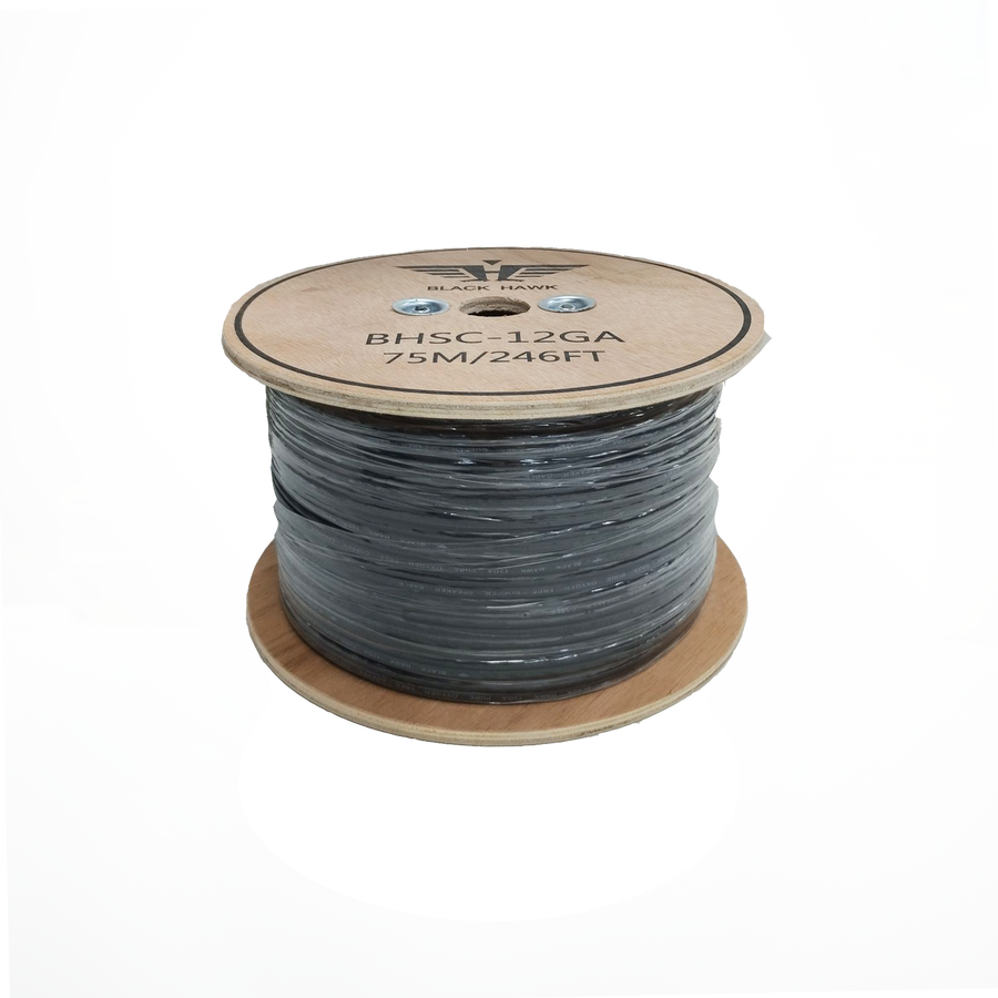 Rollo de Cable Calibre #12 Black hawk 100% Cobre