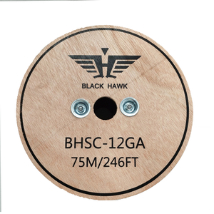 Rollo de Cable Calibre #12 Black hawk 100% Cobre