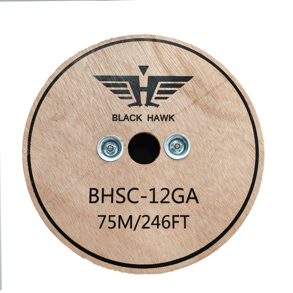 Rollo de Cable Calibre #12 Black hawk 100% Cobre