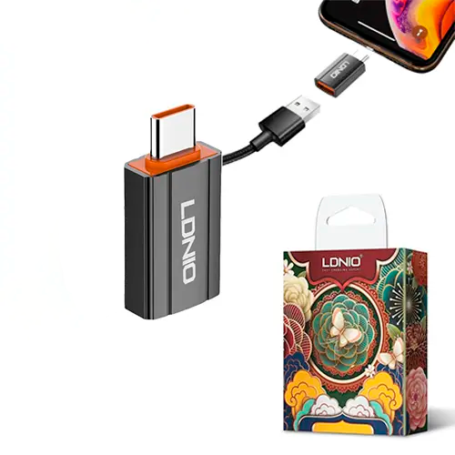 Adaptador LDNIO TIPO C (Macho) a USB (Hembra)