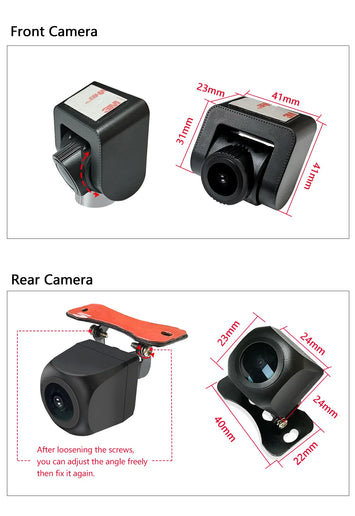 Camara frontal y posterior para android 1080 FHD