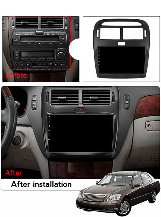 Consola Lexus LS430 2001-2006 9" Pulgadas