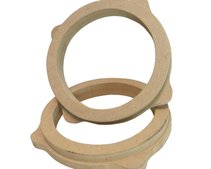 Bases de montaje / Suple de Madera MDF 4 esquinas 6.5"