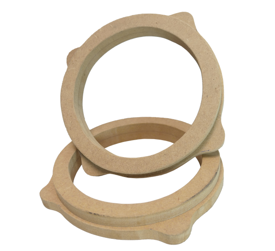 Bases de montaje / Suple de Madera MDF 4 esquinas 6.5"