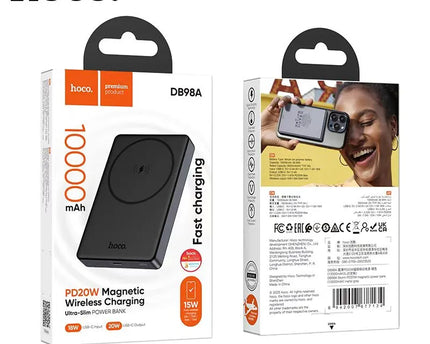Batería externa magnética delgada HOCO DB98A 10000 mAh