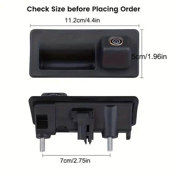 Cámara Original de alta calidad para AUDI A4 A5 S5 Q3 Q5, Passat, Tiguan, Golf, Touran, Jetta, Sharan, Touareg de Vw, con guía de movimiento.