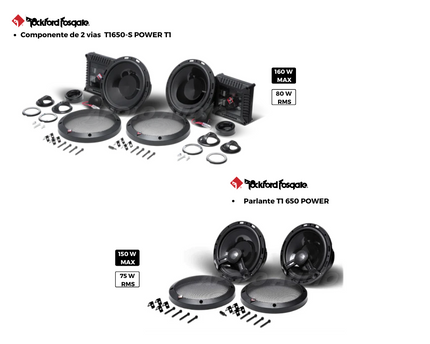 Combo Rockford Serie T1