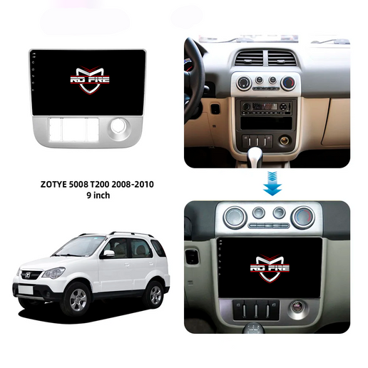 Consola Zotye 5008 T200 2008-2010 9" Pulgadas