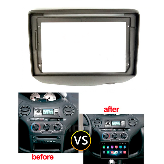 Consola Toyota Yaris / Vitz / Echo 1999-2005 9" Pulgadas