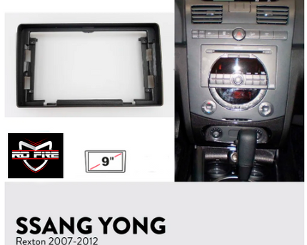 Consola Ssang Rong Rexton  2007-2012  9" Pulgadas
