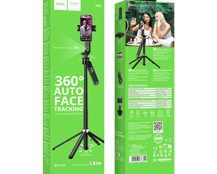 Soporte Trípode HOCO K32 con Seguimiento Facial 360°