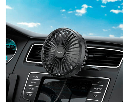Ventilador Con 3 Niveles De Aire para Auto Portatil USB HOCO ZP2