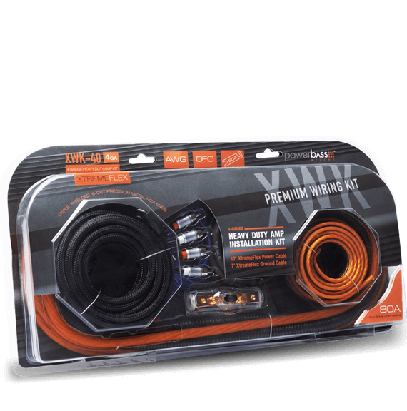 Kit de instalacion PowerBass calibre #4  XWK-40