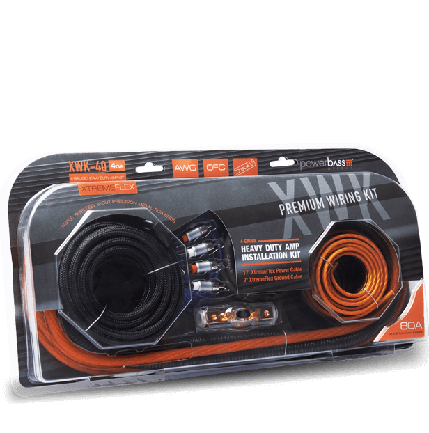 Kit de instalacion PowerBass calibre #4  XWK-40