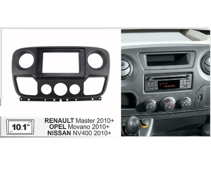 Consola Nissan NV400 / Renault Master / Opel movano 2010+  10" Pulgadas