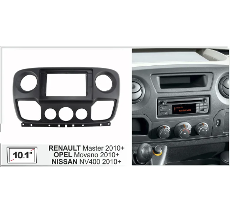Consola Nissan NV400 / Renault Master / Opel movano 2010+  10" Pulgadas