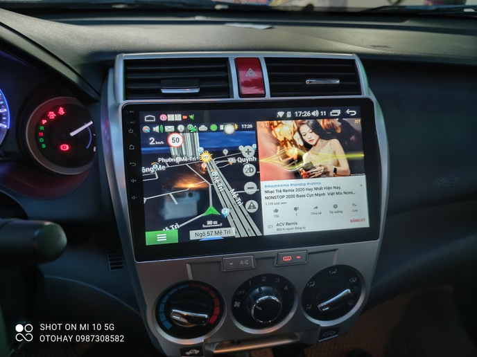 Consola Honda City  2008-2013  10 " Pulgadas