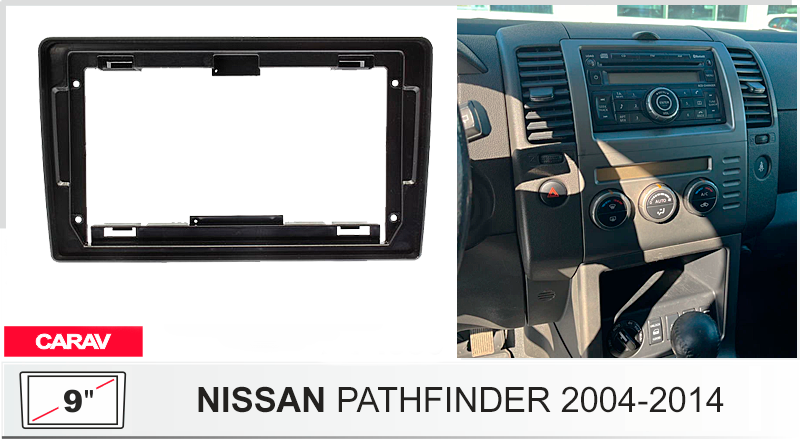 Consola Nissan Navara / PathFinder 2006-2012 9 Pulgadas