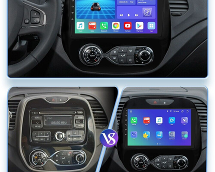 Consola Renault Captur 2013-2017 9" Pulgadas