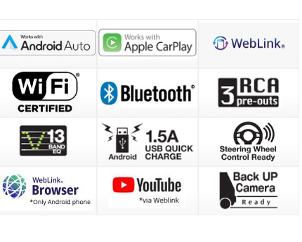 Autoradio Pioneer 9" Pulgadas DMH-AP6650BT