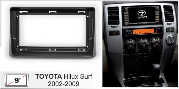 Consola Toyota Hilux Surf 2002-2009 9 Pulgadas